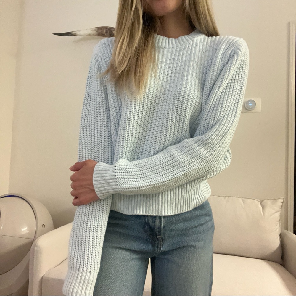 ROLLA'S Soft Blue Knit Pullover